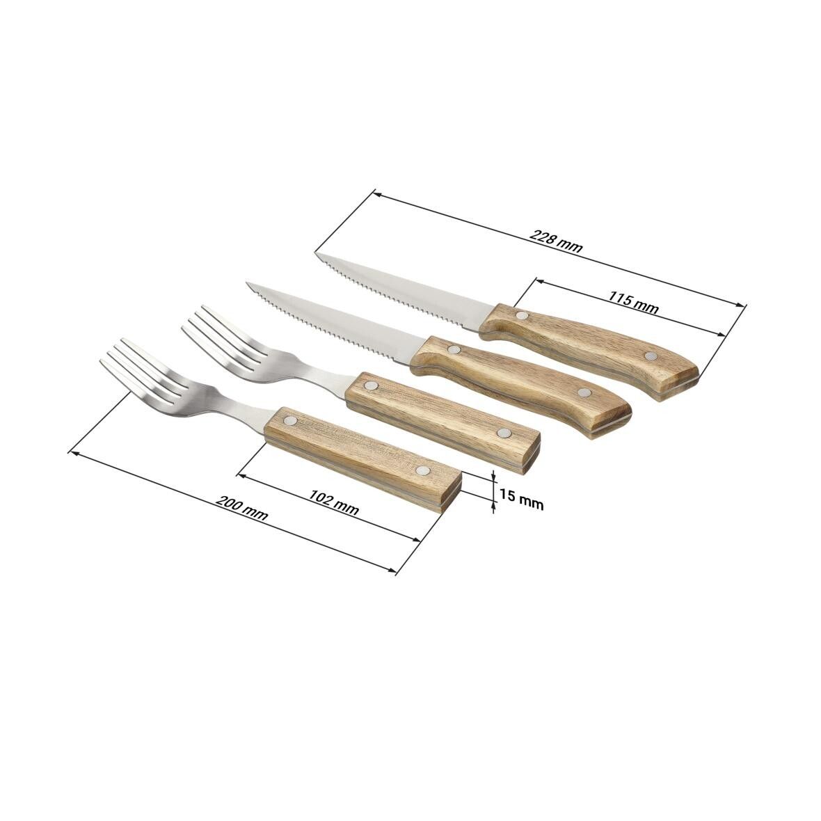 Besteckset Casano - silber - natur-85