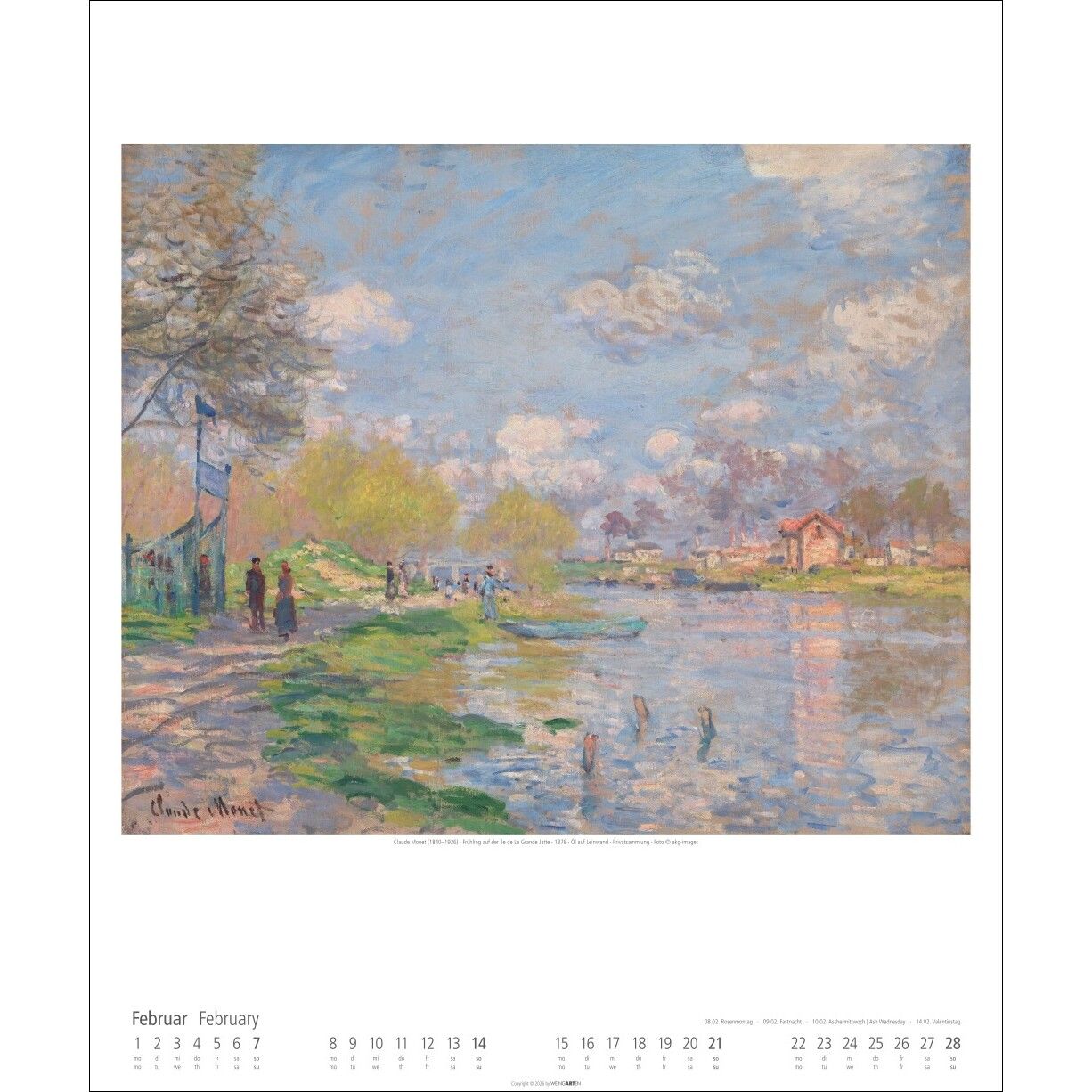 Claude Monet - Kunst & Kultur Kalender-666