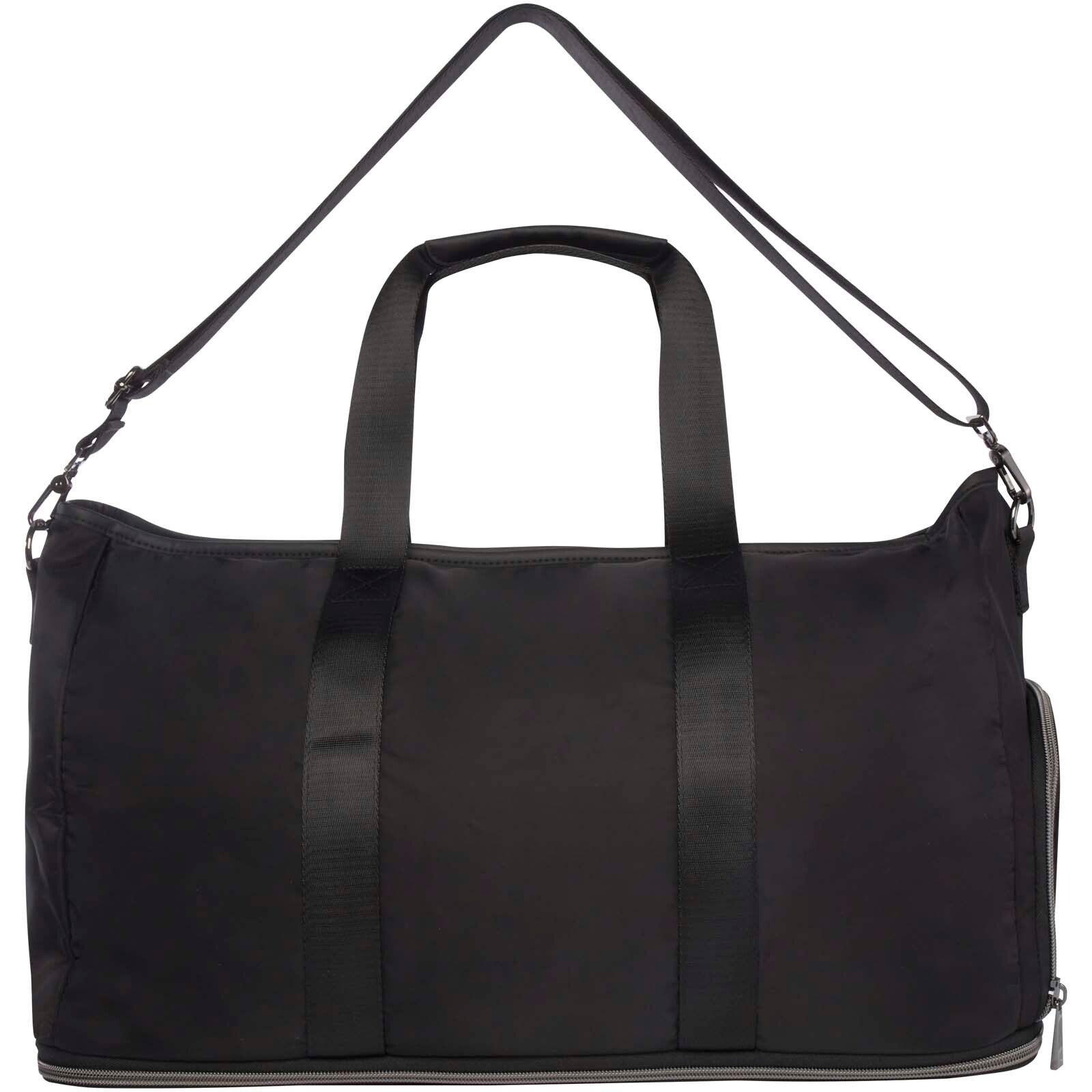 Rhine erweiterbare Reisetasche aus recyceltem Material 35 L - schwarz-610