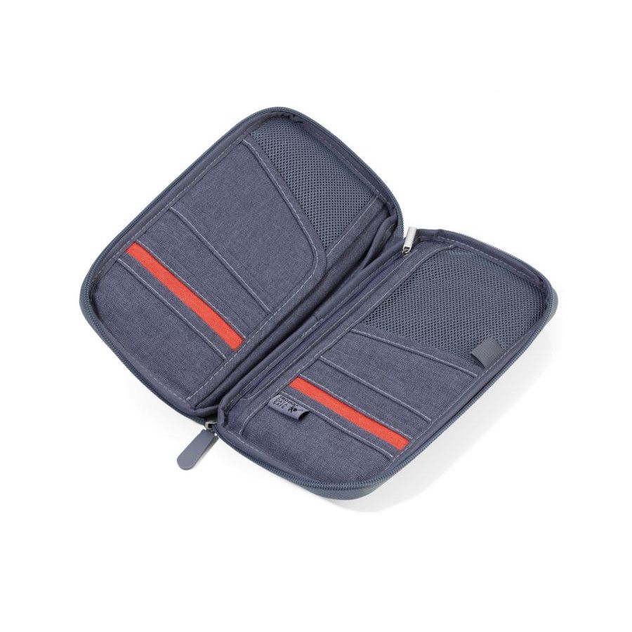Troika Etui SAFE FLIGHT - grau - orange-741