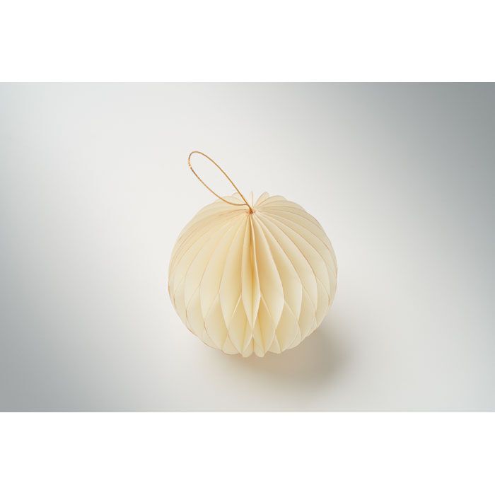 Faltbarer Papier-hänger HARMOBAUBLE - beige-451