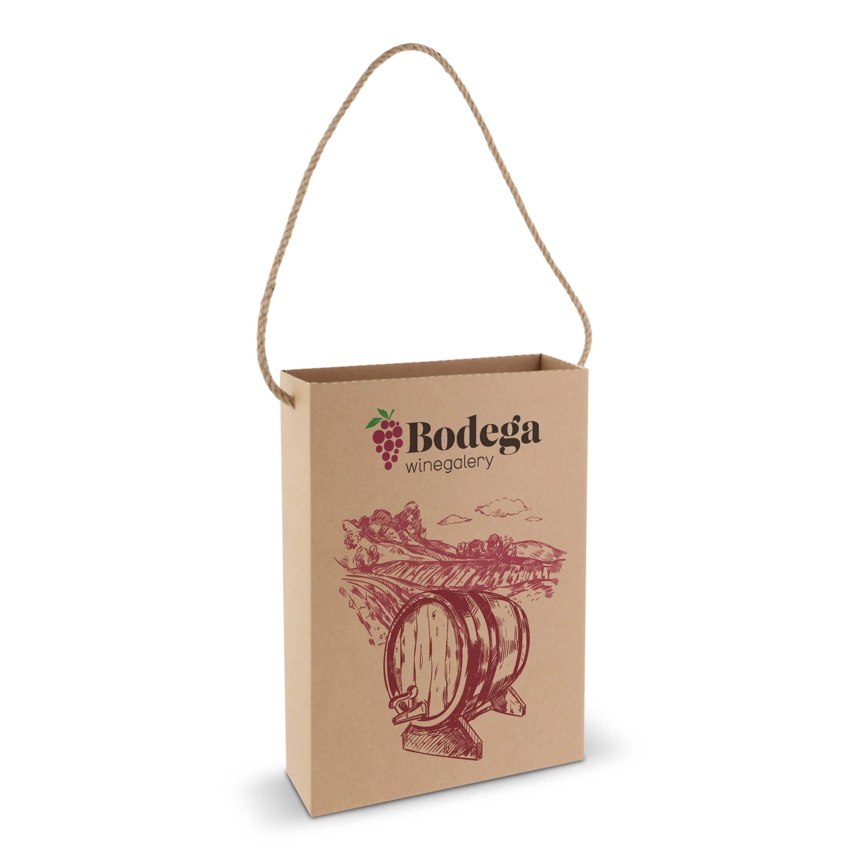 Kartontasche 24x8x32cm - braun-940