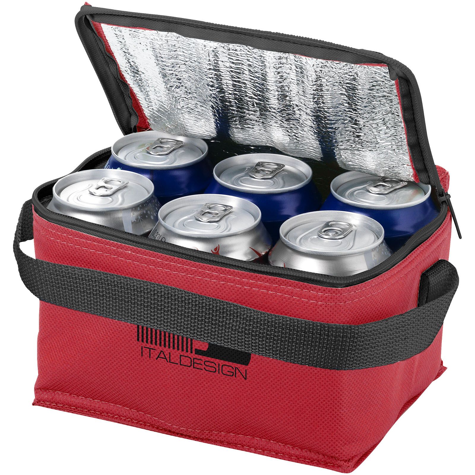 Spectrum Kühltasche für 6 Dosen 4L - rot-47