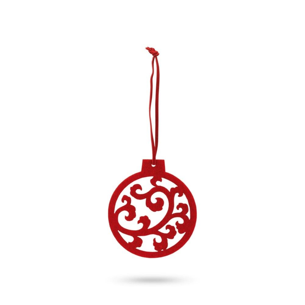 JUBANY Weihnachtsfiguren zum Aufhängen - rot-887