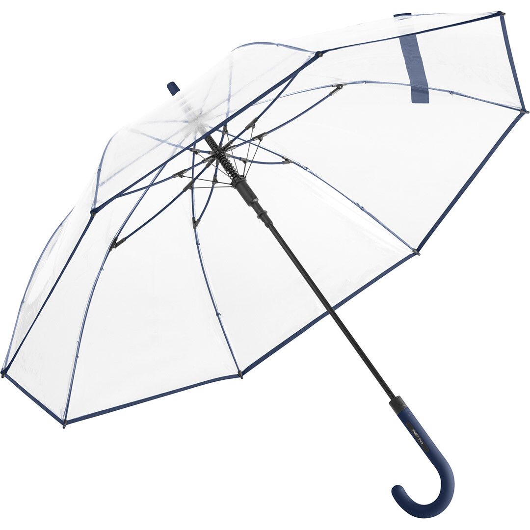 AC-Stockschirm FARE® Pure Ø105 cm - transparent - marine-408
