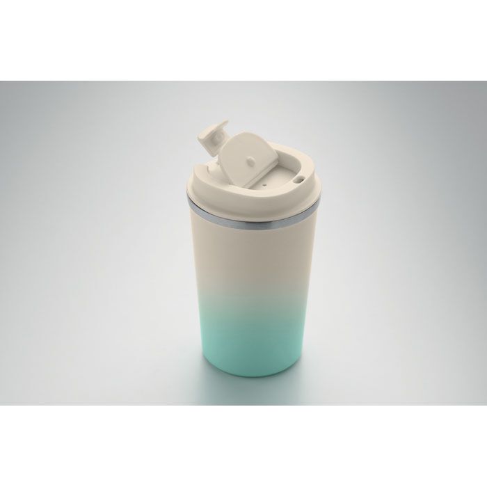 Doppelwandiger Becher 350 ml BRACE GRADIENT - mintgrün-170