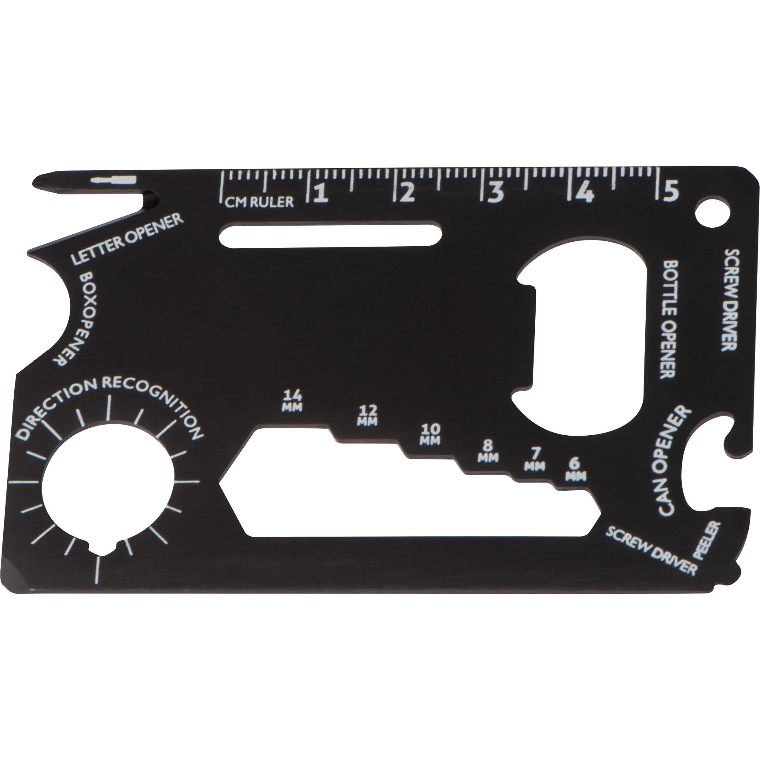 Survival Kofferanhänger aus Aluminium - schwarz-657