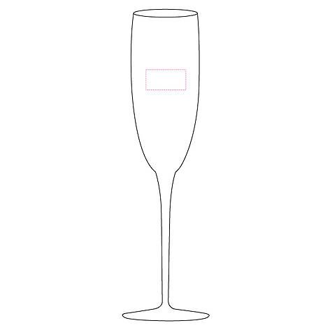 Veredelungsposition Glas Kelch