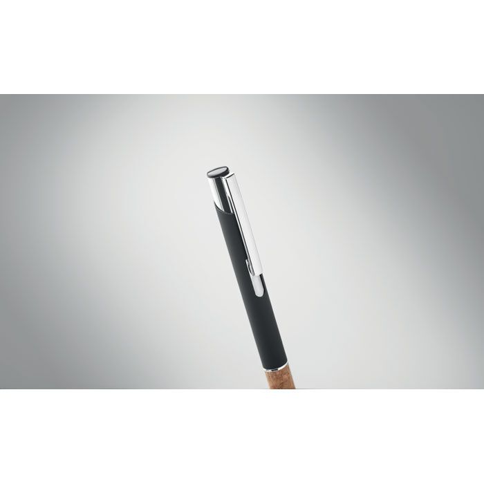 Druckkugelschreiber Aluminium VERIA - schwarz-750