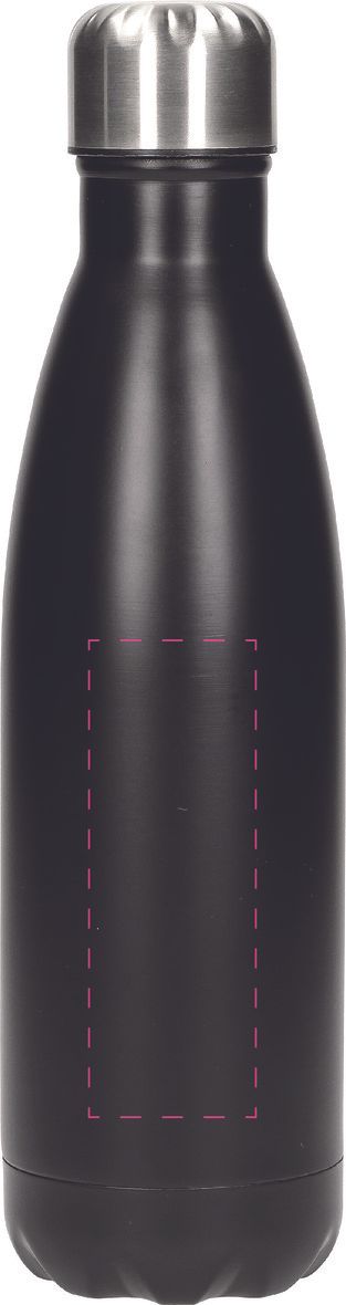 Veredelungsposition mittig auf Flasche