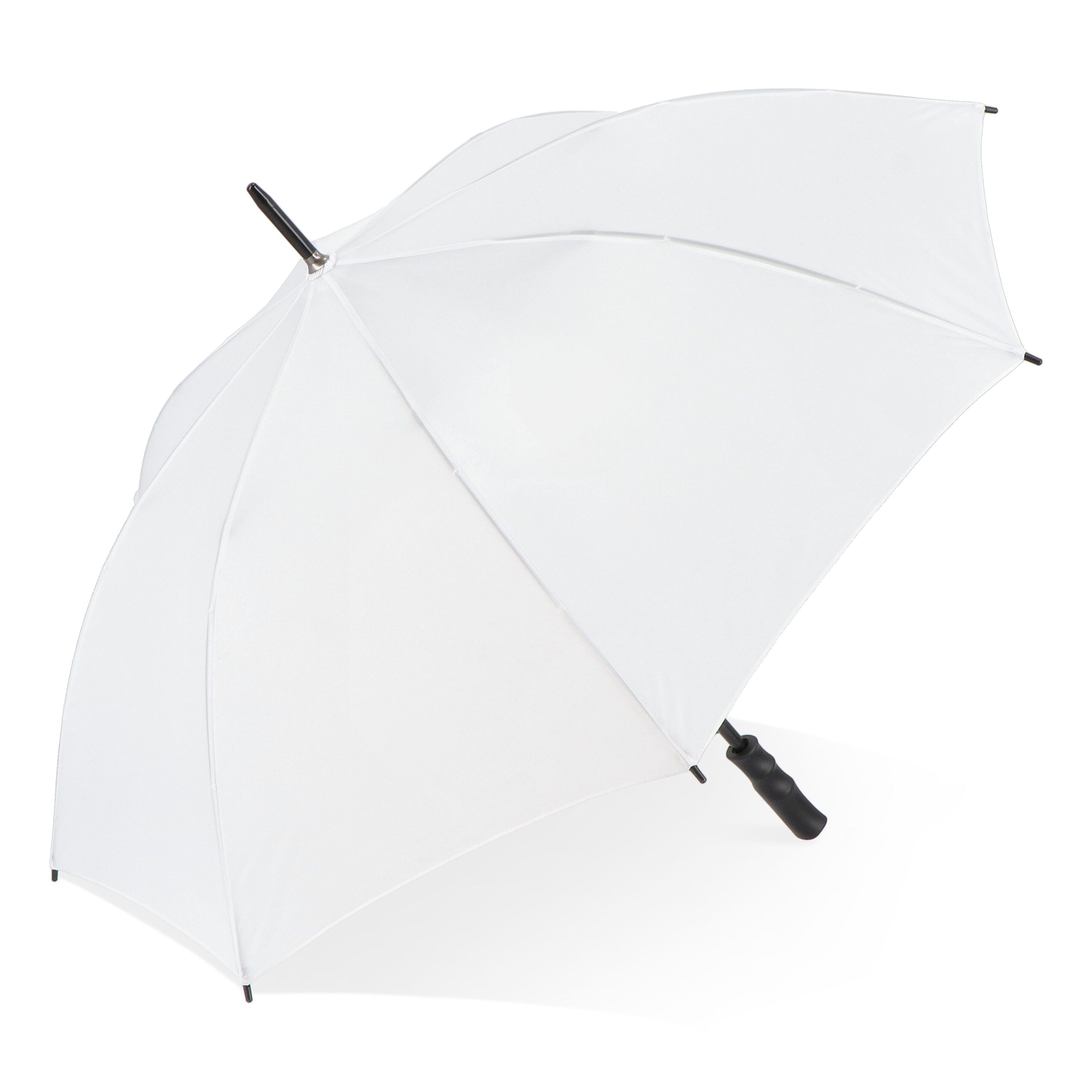 Bosco 190T Polyester 23 Stockschirm Auto offen - weiss-884