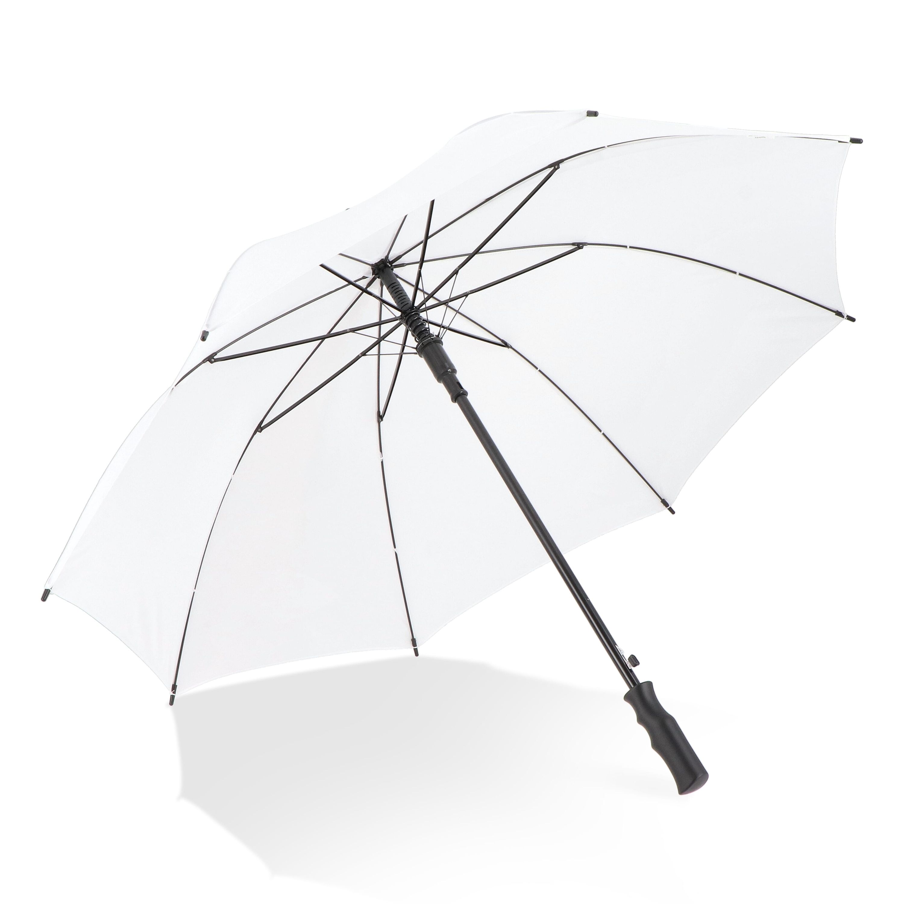 Bosco 190T Polyester 23 Stockschirm Auto offen - weiss-884
