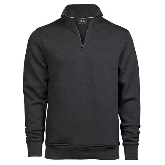 Half Zip Sweatshirt - dark grey solid-973