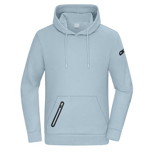 Men´s Hoodie Interlock für Herren - milky blue-835