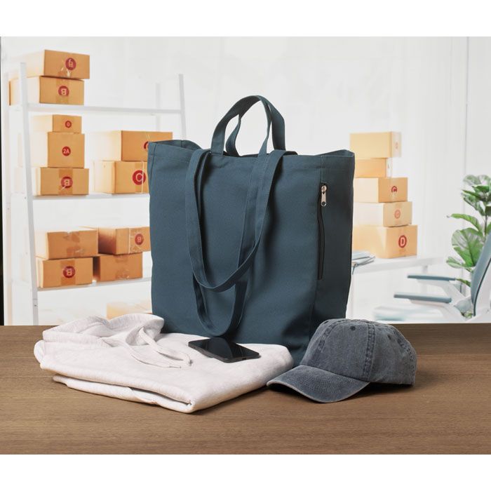 Einkaufstasche Polycotton GAVE COLOUR - blau-917