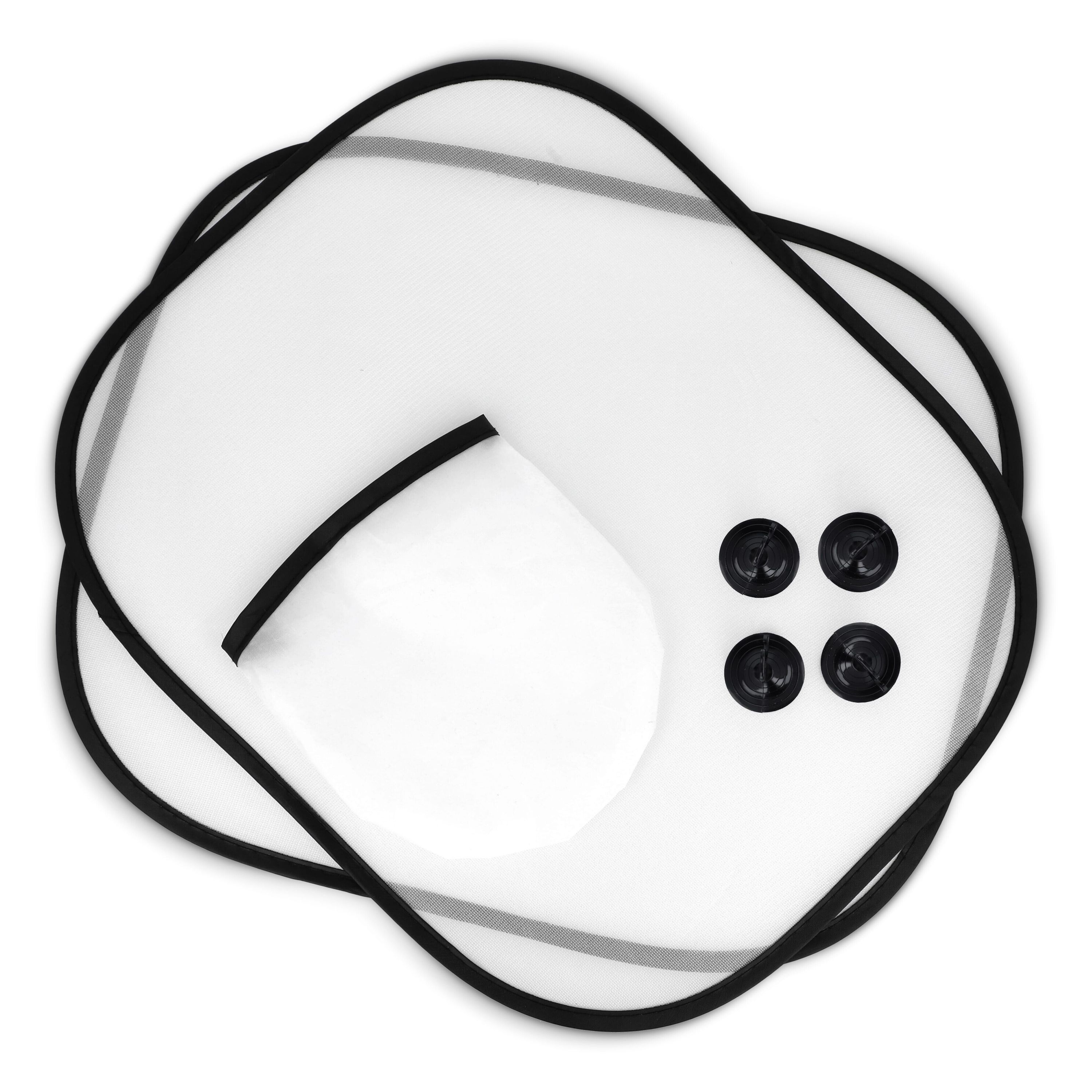 Sonnenblende, 2er-Set mit Etui Sublimation - weiss-284