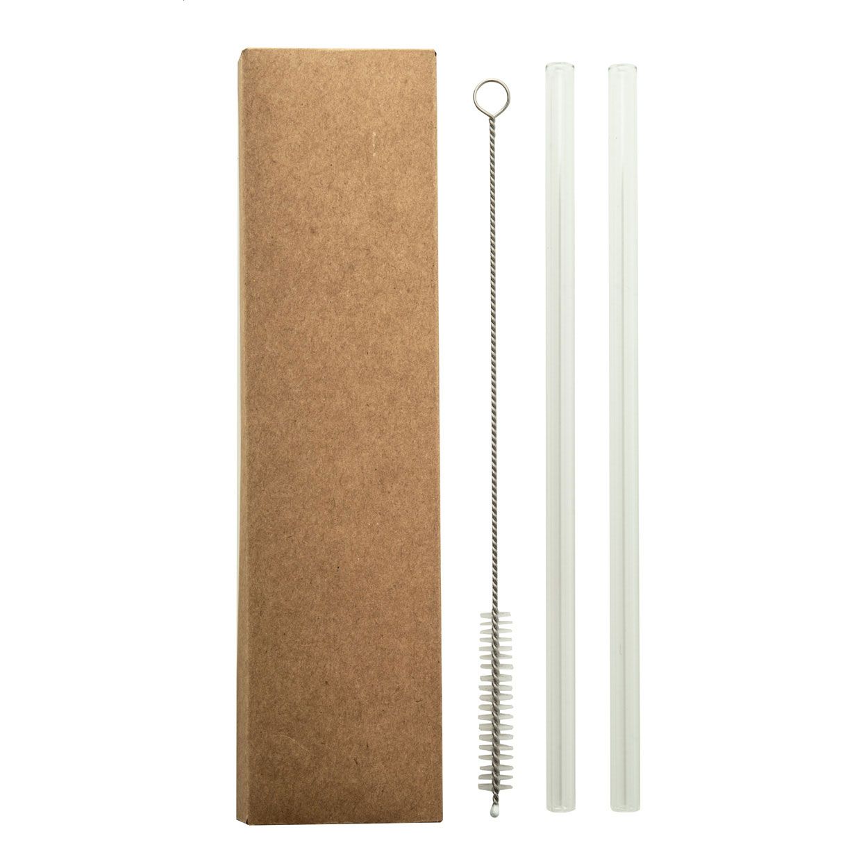 Glas-Trinkhalm-Set GlasSip - transparent-121