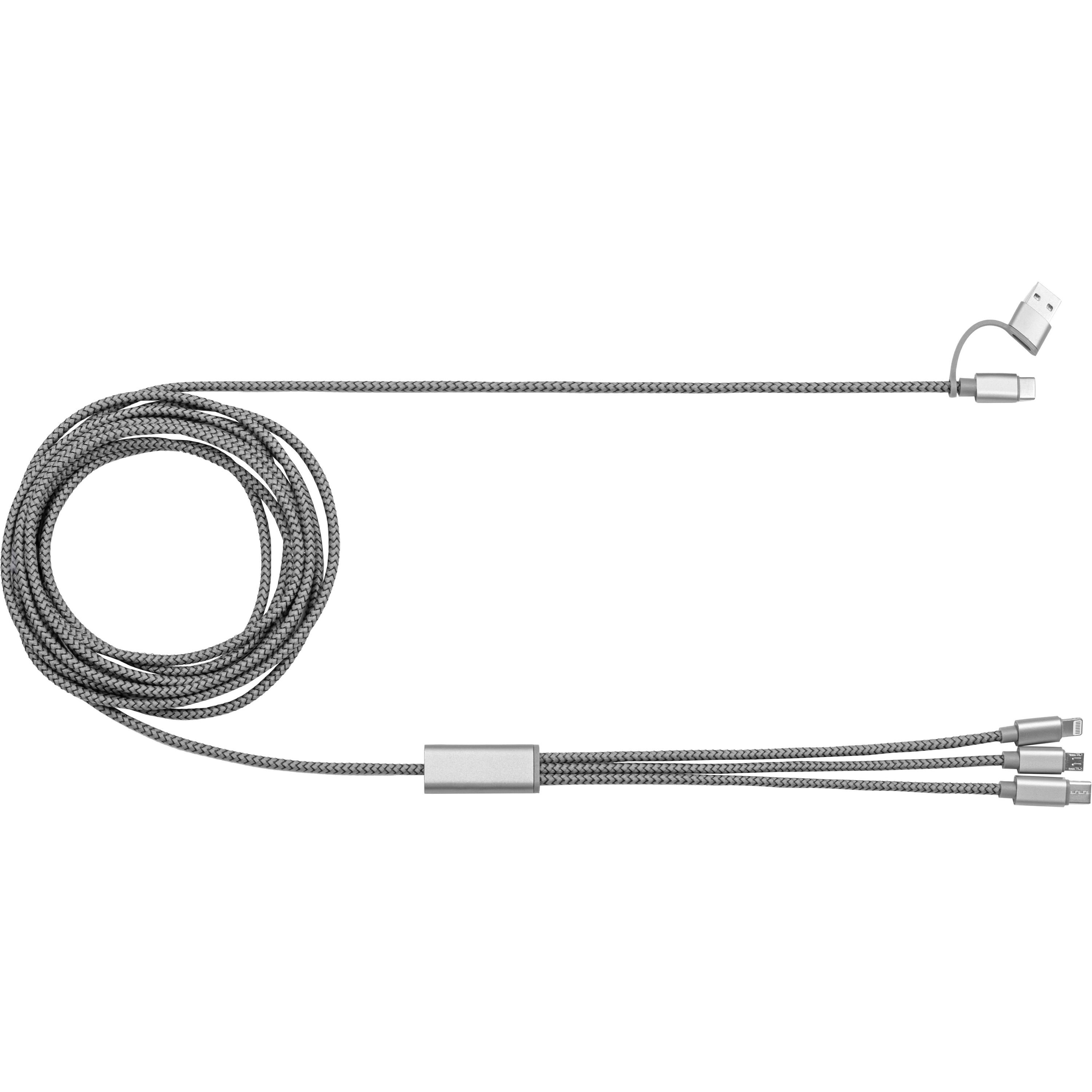 Brandcharger Trident 2+ Ladekabel - stahlgrau-242
