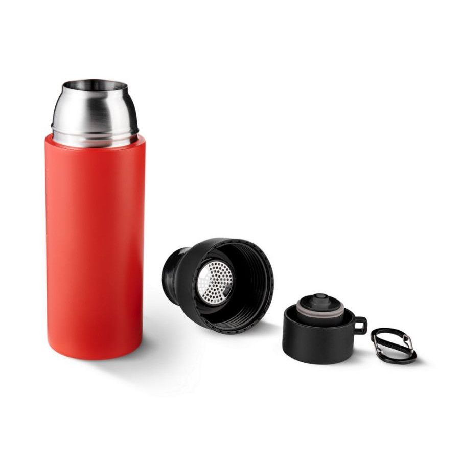 TROIKA Thermoflasche INFUSE+ - rot - schwarz-506