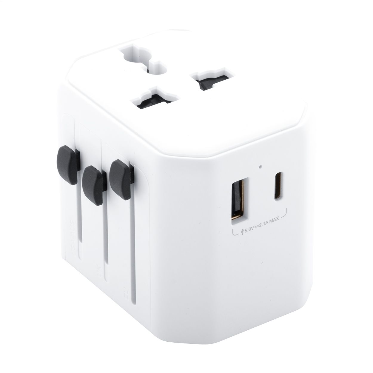 Reiseadapter Jetsetter - weiß-80