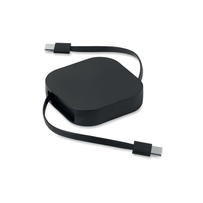 Einziehbares Ladekabel 100W LINEA 100 - schwarz-663