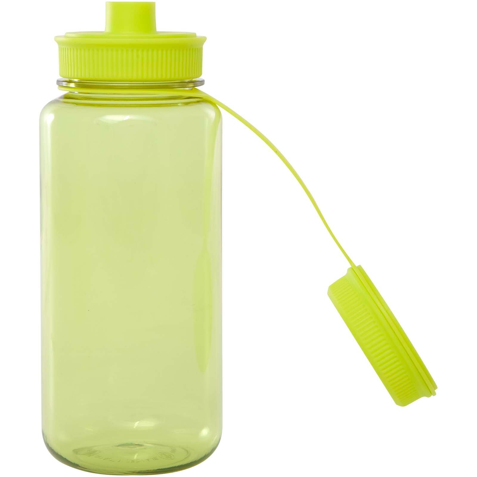 Ryder 900 ml RCS-zertifizierte RPET-Sportflasche mit Multifunktionsdeckel  - limone-512