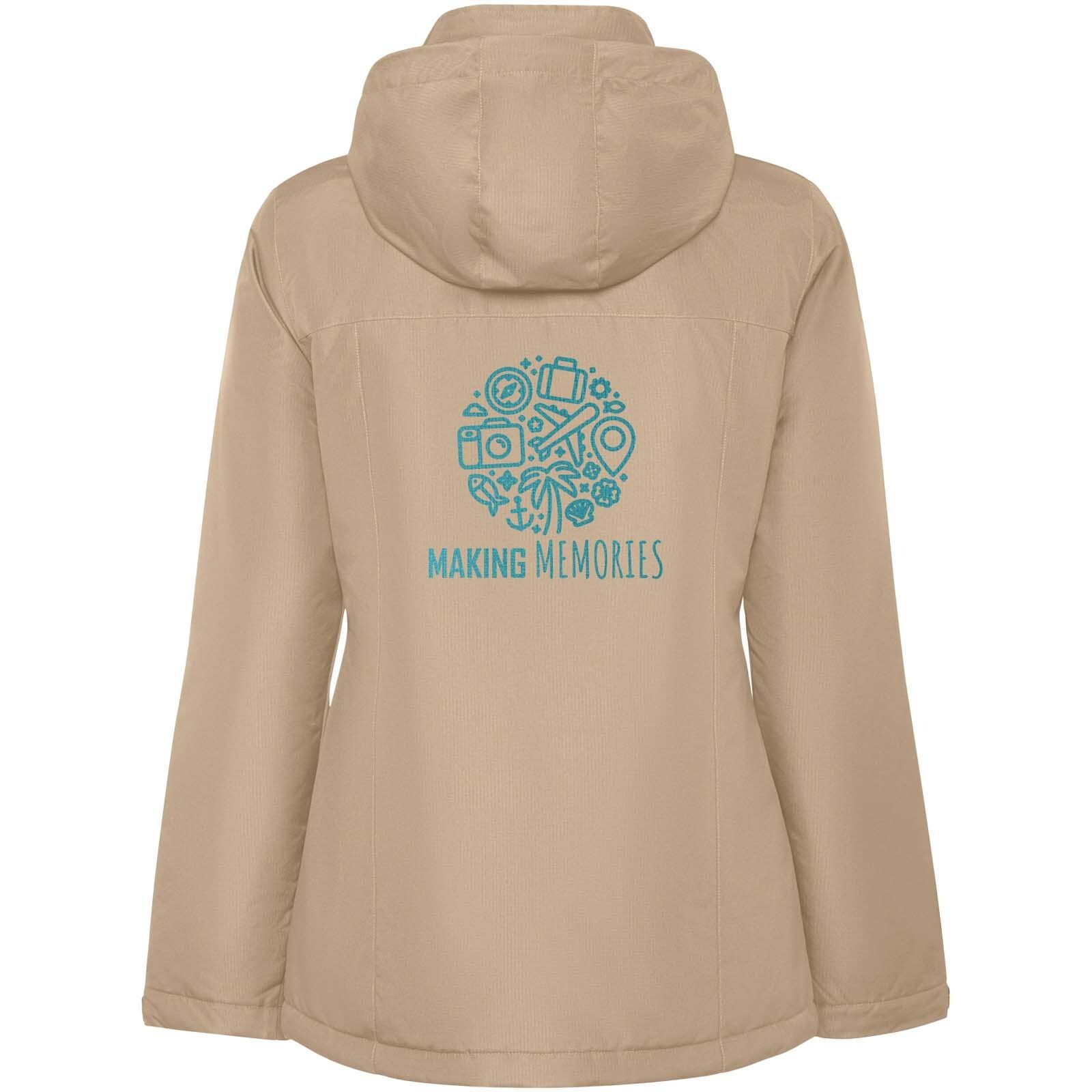 America wattierter Parka für Damen - dunkelsand - 3XL-136