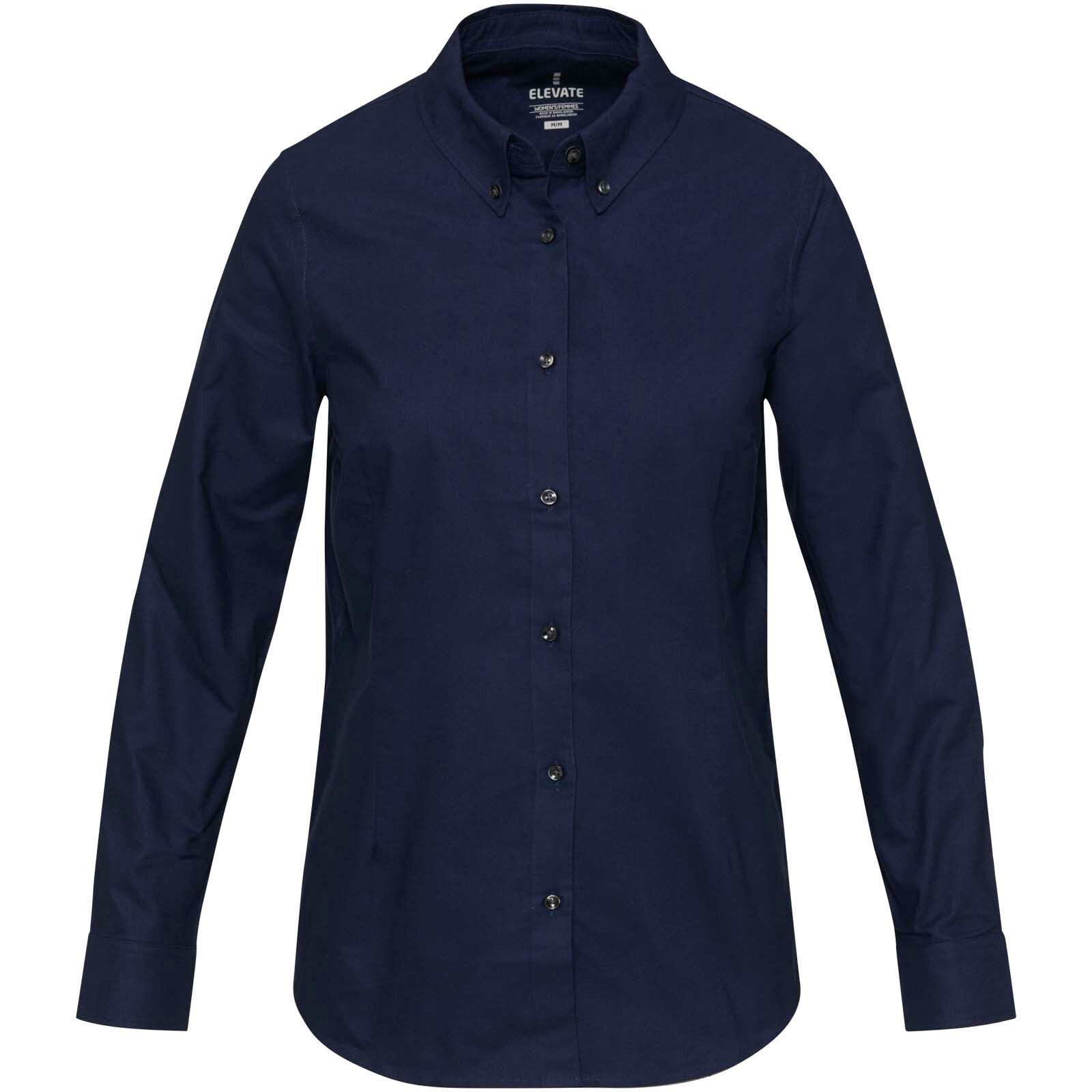 Sphene Oxford Bluse  - marineblau - L-850