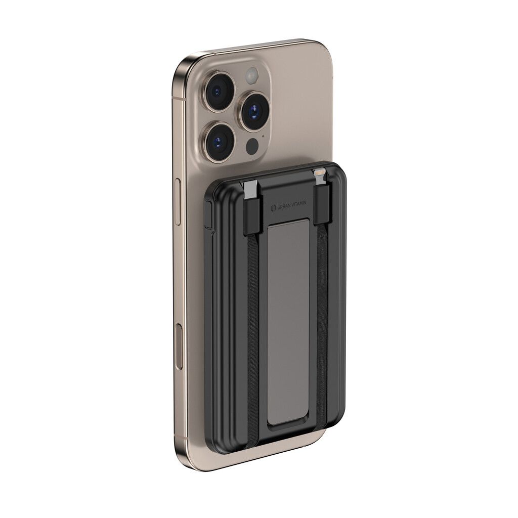 Urban Vitamin Redwood 5-in-1 5.000mAh 20W PD magn. Powerbank - schwarz-487