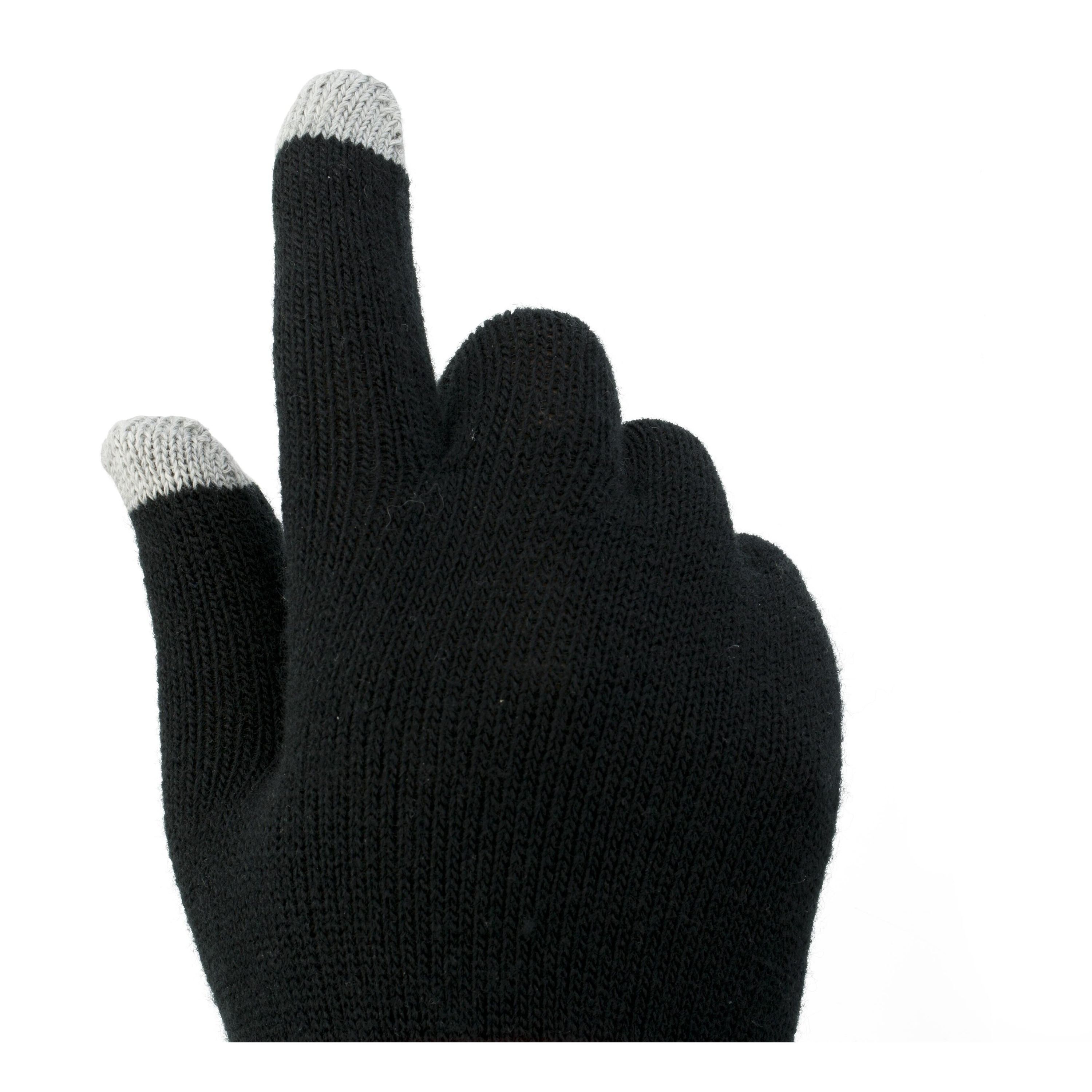 Handschuhe aus Acryl Elena - schwarz-37