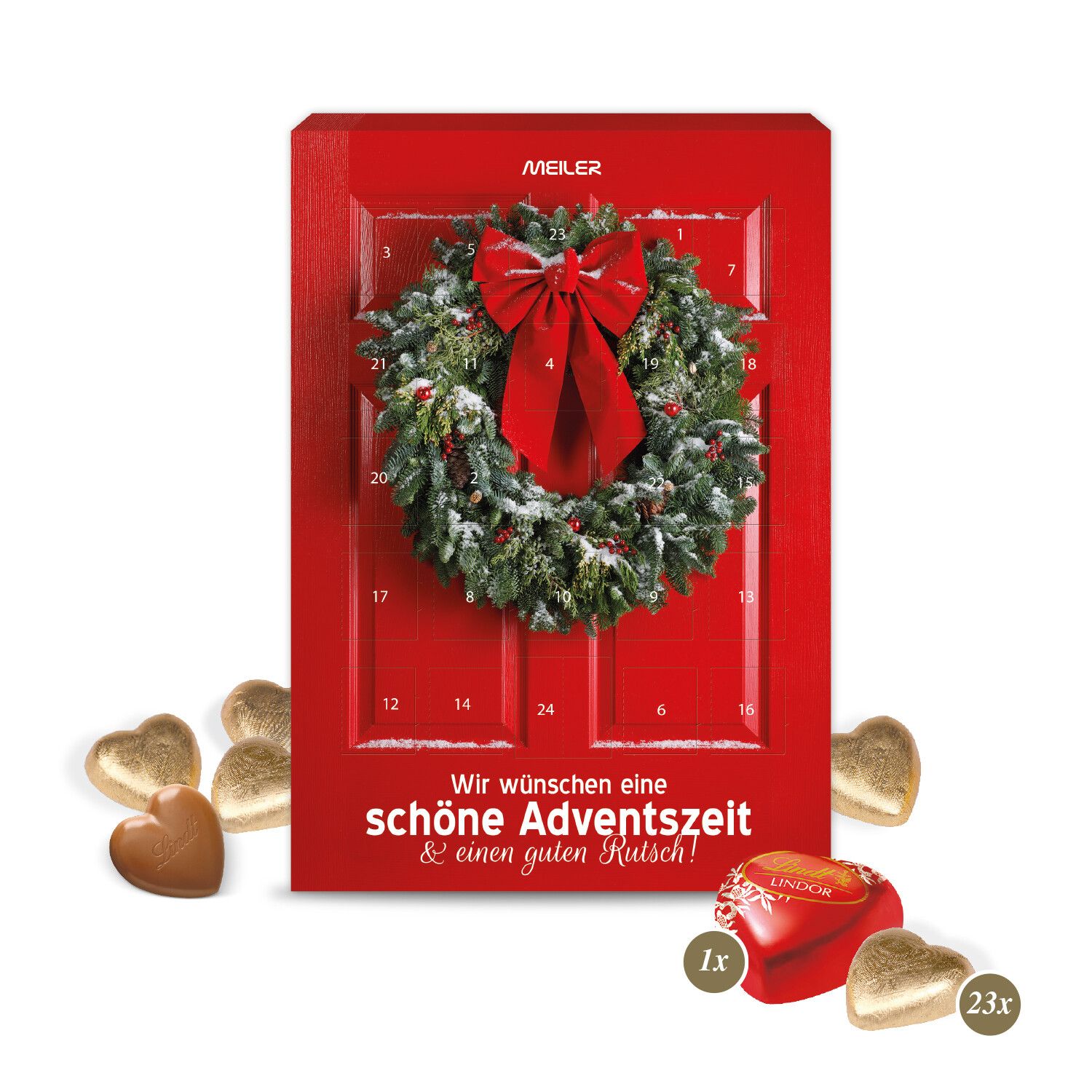 Adventskalender Lindt "Schokoladen-Herzen"-1