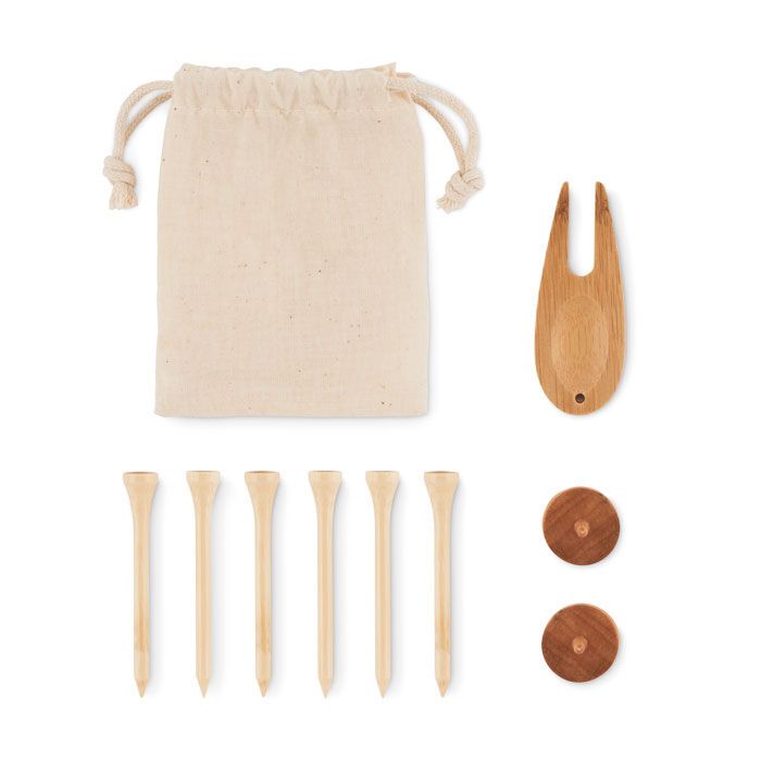 Golfzubehör im Etui DORMIE - beige-990