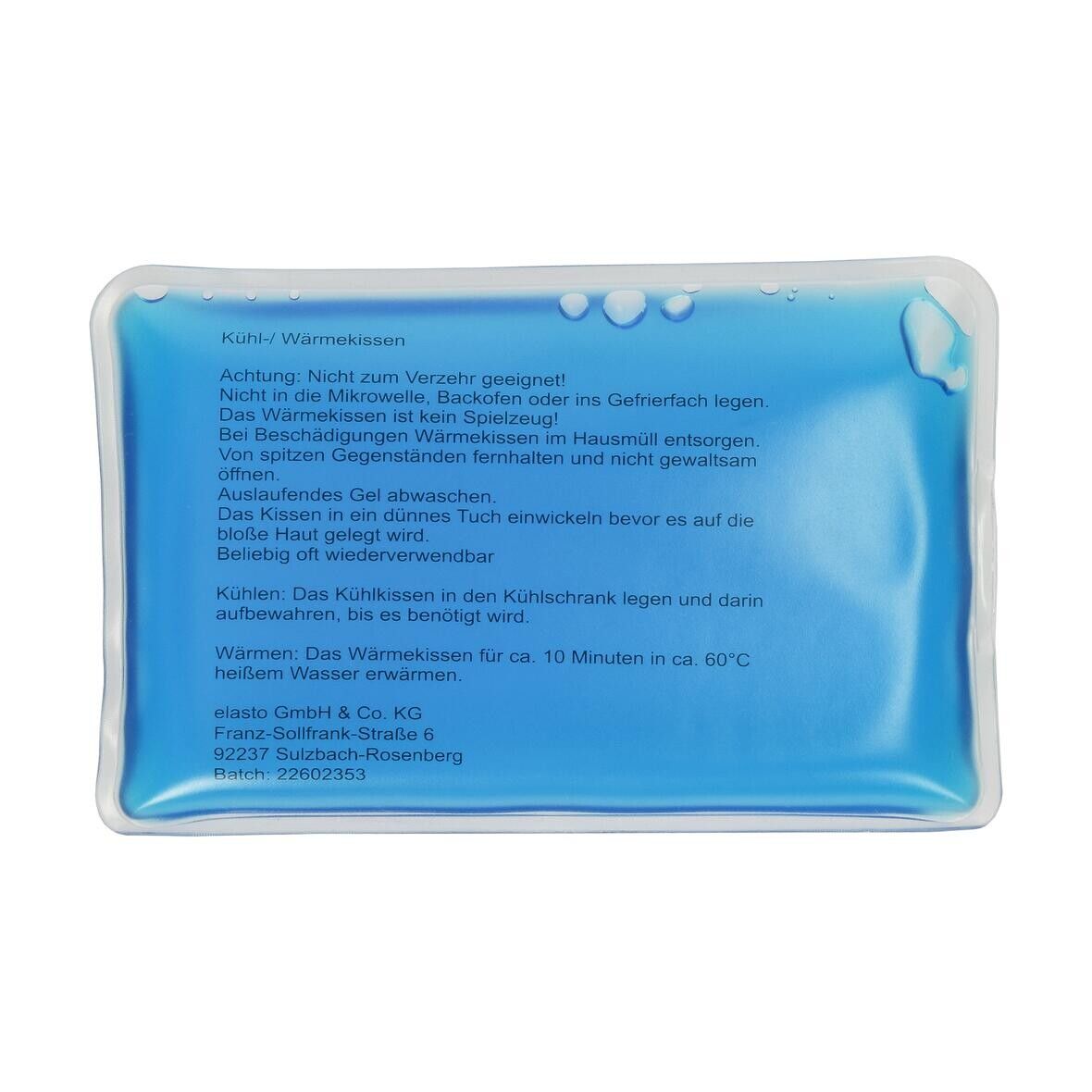 Kühl-/Wärmekissen Relieve - blau-721