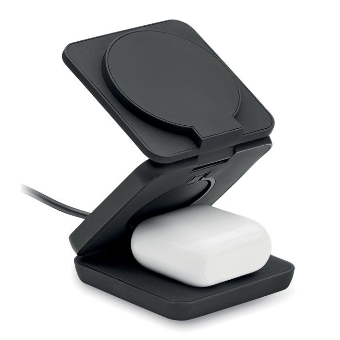 3in1 faltbare Ladestation NETICA - schwarz-138