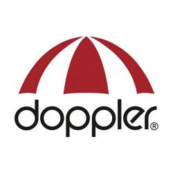 Doppler Logo auf weißem Hintergrund.