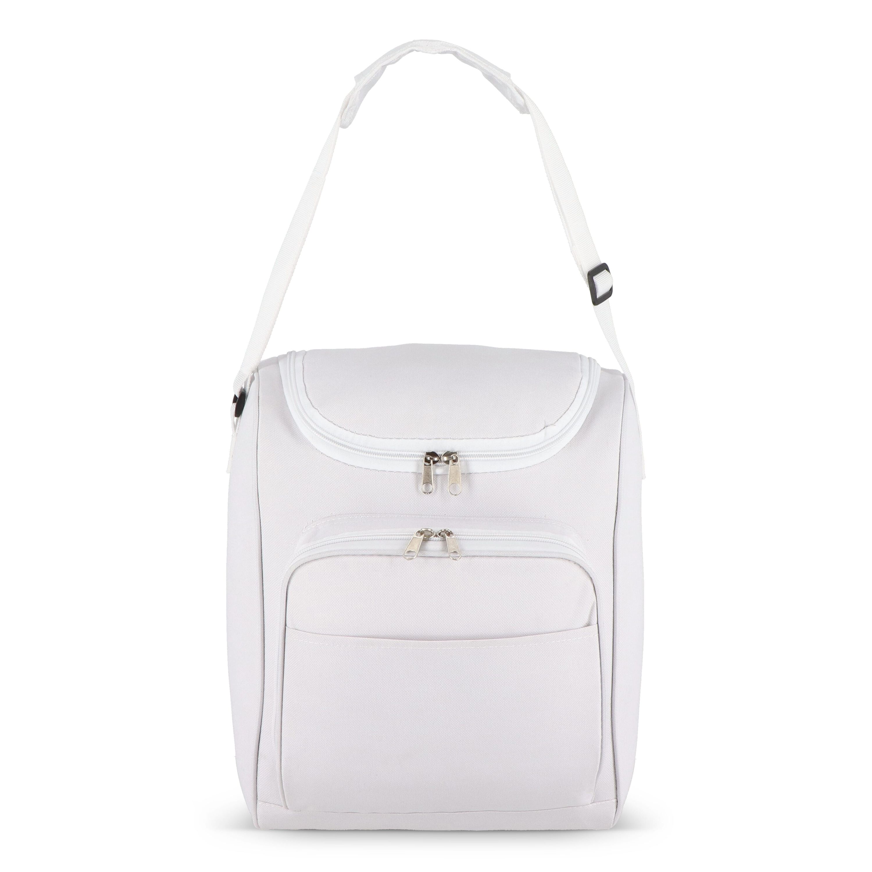 R-PET 600D Kühltasche 26 x 19 x 34cm 13L - weiss-349