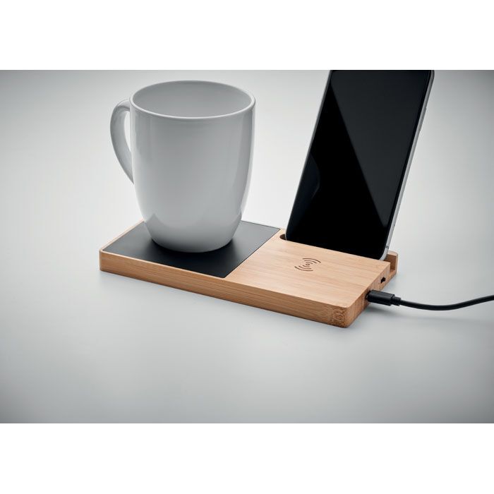 Ladestation mit Tassenwärmer SIBIT - holz-533
