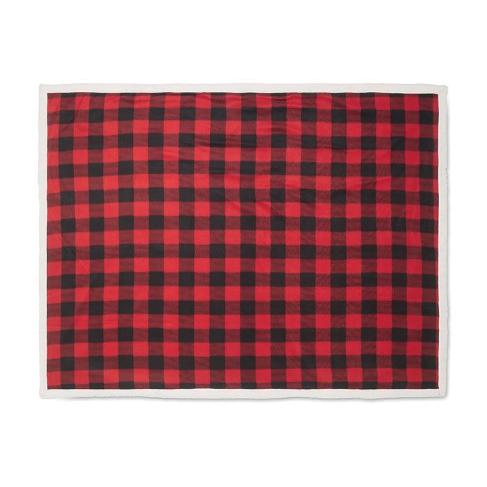 Fleece-Decke RPET SHERMATT - rot-929