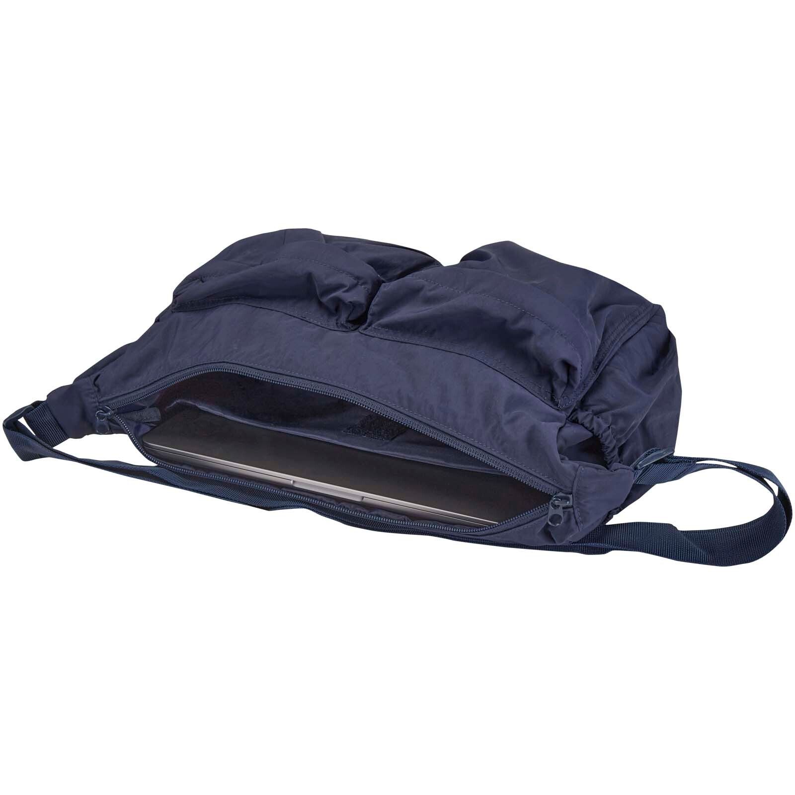 Calli 13" GRS Laptop Umhängetasche aus recyceltem Nylon - navy-900