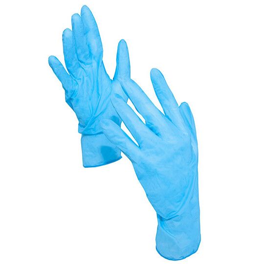 Disposable Nitrile Gloves Kars (Pack of 100) - blue-167