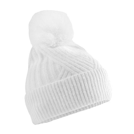 Snow Luxe Beanie - white-328