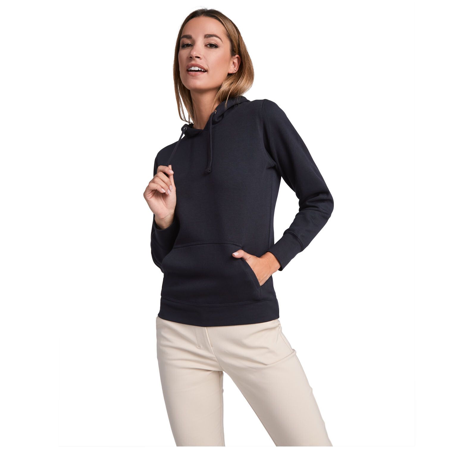 Urban Kapuzenpullover für Damen - kelly grün -  weiss - M-801