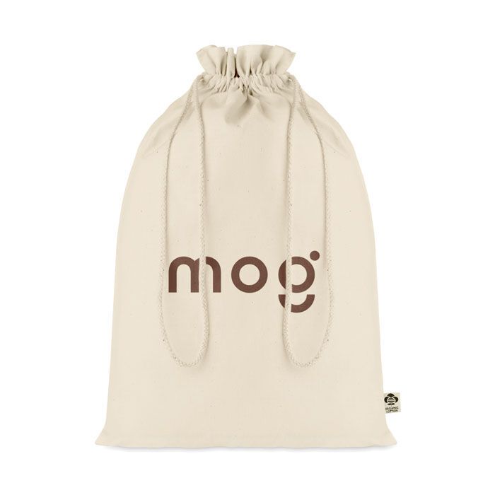 Großer Beutel Organic Cotton AMBER LARGE - beige-955
