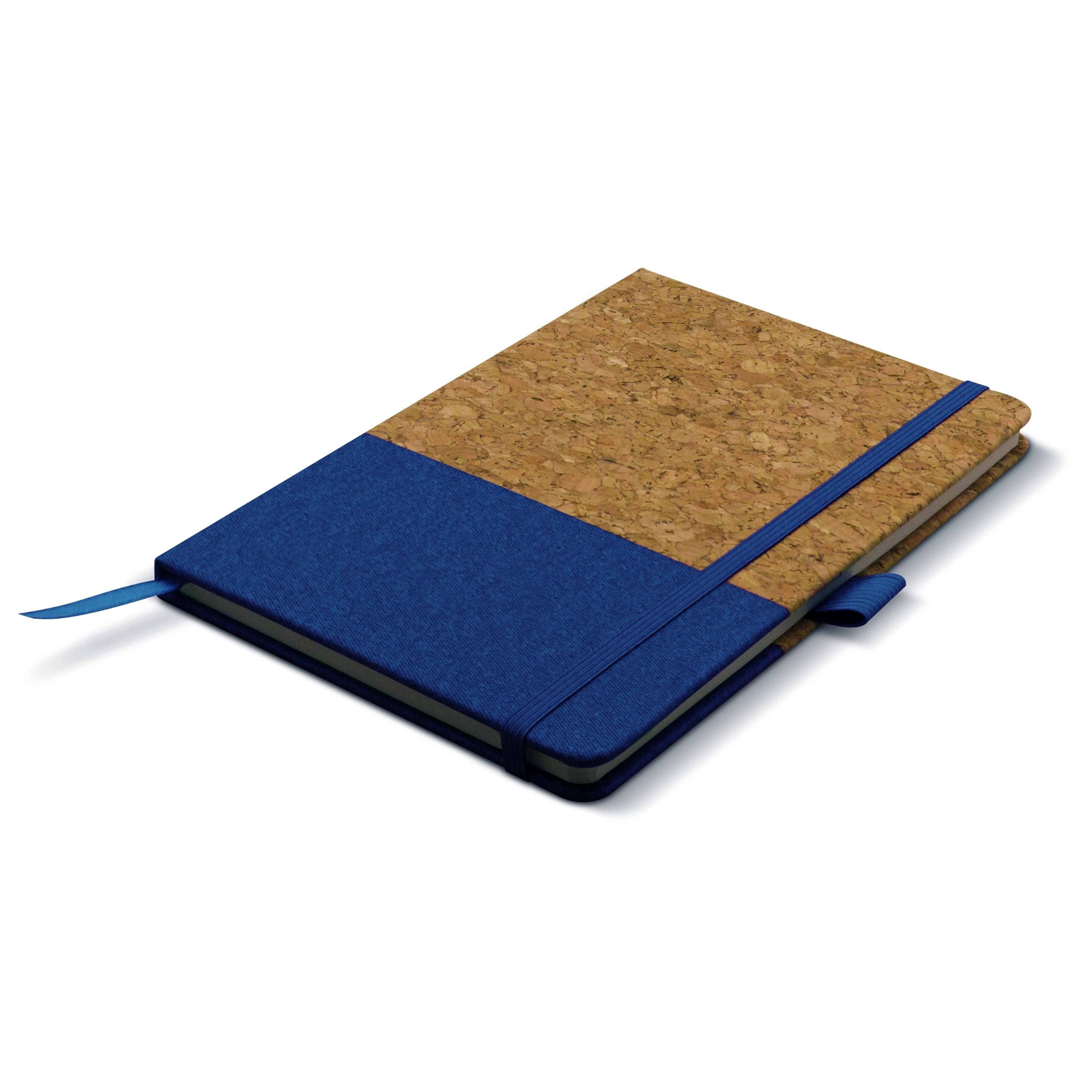 Notizbuch DIN A5 aus Kork - hellblau-171