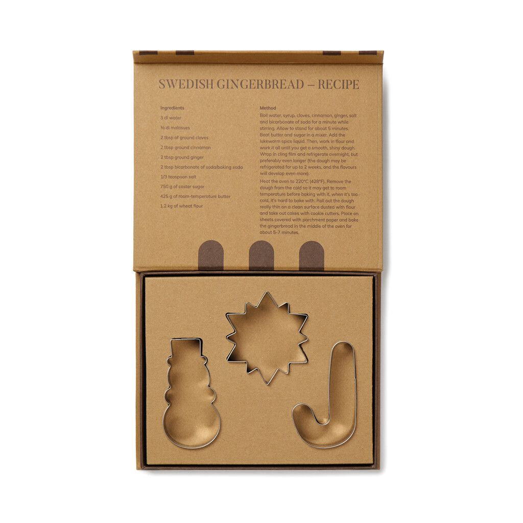 VINGA Classic Ausstechformen 3er-Set - grau-27