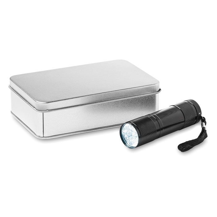LED Taschenlampe LED PLUS - schwarz-300