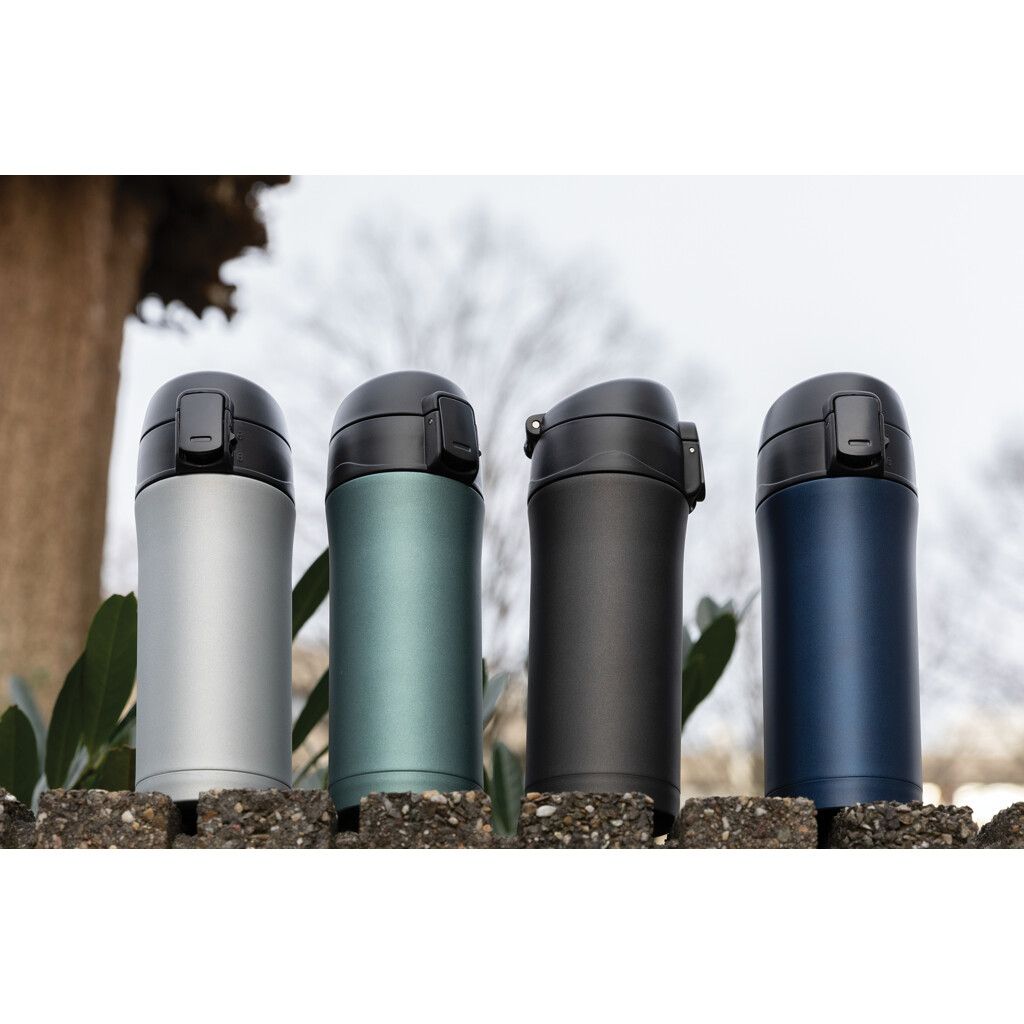 Metallic Easy-Lock Vakuum-Becher - grau-539