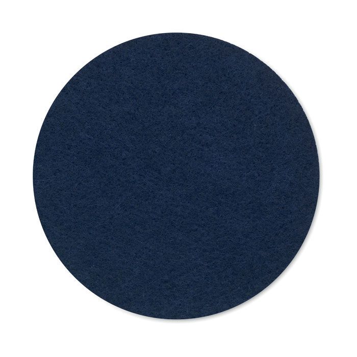 Runder Untersetzer RPET FELTSTER - blau-834
