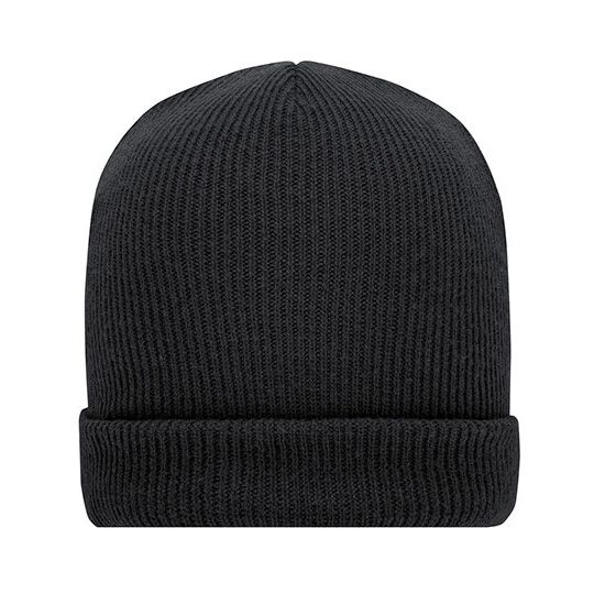 Soft Knitted Winter Beanie - dark grey-519