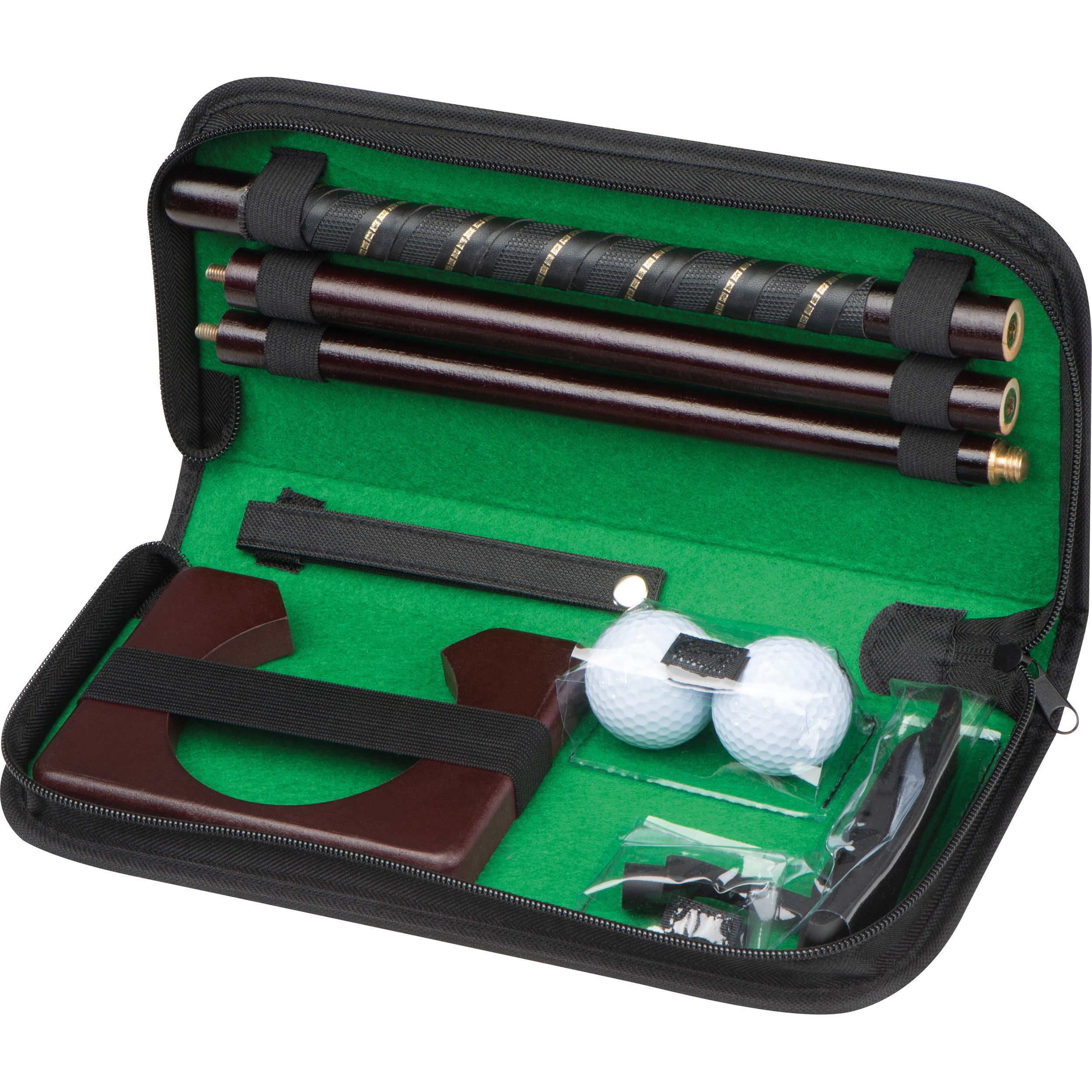 Büro Golfset mit Holzputter - schwarz-90